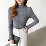 あったか裏シャギー 裏起毛 ハイネックニット | COCOMOMO | 詳細画像42