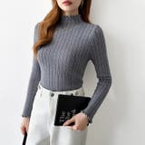 あったか裏シャギー 裏起毛 ハイネックニット | COCOMOMO | 詳細画像43