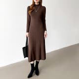 きれいめカジュアルワンピース ニットワンピース フレアワンピース | COCOMOMO | 詳細画像4 