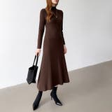 きれいめカジュアルワンピース ニットワンピース フレアワンピース | COCOMOMO | 詳細画像5 