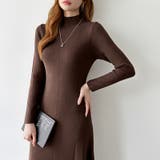 きれいめカジュアルワンピース ニットワンピース フレアワンピース | COCOMOMO | 詳細画像7 