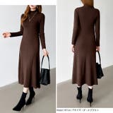 きれいめカジュアルワンピース ニットワンピース フレアワンピース | COCOMOMO | 詳細画像8 