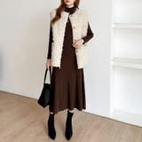 きれいめカジュアルワンピース ニットワンピース フレアワンピース | COCOMOMO | 詳細画像11 