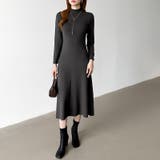 きれいめカジュアルワンピース ニットワンピース フレアワンピース | COCOMOMO | 詳細画像23 