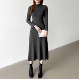 きれいめカジュアルワンピース ニットワンピース フレアワンピース | COCOMOMO | 詳細画像24 