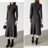 きれいめカジュアルワンピース ニットワンピース フレアワンピース | COCOMOMO | 詳細画像27 