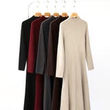 きれいめカジュアルワンピース ニットワンピース フレアワンピース | COCOMOMO | 詳細画像52 