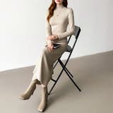 きれいめカジュアルワンピース ニットワンピース フレアワンピース | COCOMOMO | 詳細画像18 