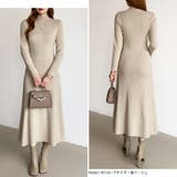 きれいめカジュアルワンピース ニットワンピース フレアワンピース | COCOMOMO | 詳細画像19 