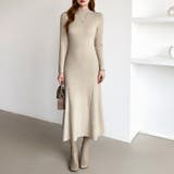 きれいめカジュアルワンピース ニットワンピース フレアワンピース | COCOMOMO | 詳細画像20 