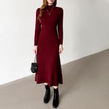 きれいめカジュアルワンピース ニットワンピース フレアワンピース | COCOMOMO | 詳細画像31 