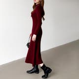 きれいめカジュアルワンピース ニットワンピース フレアワンピース | COCOMOMO | 詳細画像35 