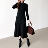 きれいめカジュアルワンピース ニットワンピース フレアワンピース | COCOMOMO | 詳細画像41 