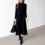 きれいめカジュアルワンピース ニットワンピース フレアワンピース | COCOMOMO | 詳細画像42 