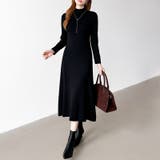 きれいめカジュアルワンピース ニットワンピース フレアワンピース | COCOMOMO | 詳細画像43 