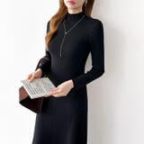 きれいめカジュアルワンピース ニットワンピース フレアワンピース | COCOMOMO | 詳細画像48 