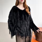 ふわふわフリンジシャギーニット シャギーニット フェザーニット | COCOMOMO | 詳細画像48 