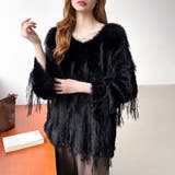 ふわふわフリンジシャギーニット シャギーニット フェザーニット | COCOMOMO | 詳細画像49 