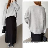 袖切り替えドロップショルダーニット オーバーサイズ ニットセーター | COCOMOMO | 詳細画像32