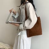 フェイクスエードバッグ バケツバッグ トートバッグ | COCOMOMO | 詳細画像2 