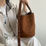 フェイクスエードバッグ バケツバッグ トートバッグ | COCOMOMO | 詳細画像4 