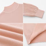 プリーツスリーブニット ボリューム袖ニット ハイネック | COCOMOMO | 詳細画像52 