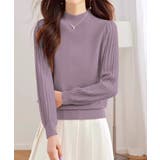 プリーツスリーブニット ボリューム袖ニット ハイネック | COCOMOMO | 詳細画像16