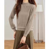 プリーツスリーブニット ボリューム袖ニット ハイネック | COCOMOMO | 詳細画像26