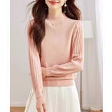 プリーツスリーブニット ボリューム袖ニット ハイネック | COCOMOMO | 詳細画像6