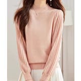 プリーツスリーブニット ボリューム袖ニット ハイネック | COCOMOMO | 詳細画像9