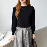 シンプルなのに印象的。プリーツスリーブニット ニット ボリューム袖 | COCOMOMO | 詳細画像58