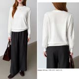 シンプルなのに印象的。プリーツスリーブニット ニット ボリューム袖 | COCOMOMO | 詳細画像6