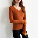 あったか裏シャギーレースニット 裏起毛 レースニット | COCOMOMO | 詳細画像14 