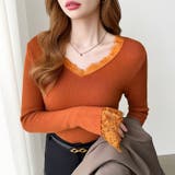 あったか裏シャギーレースニット 裏起毛 レースニット | COCOMOMO | 詳細画像21 