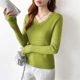 あったか裏シャギーレースニット 裏起毛 レースニット | COCOMOMO | 詳細画像43 