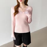 あったか裏シャギーレースニット 裏起毛 レースニット | COCOMOMO | 詳細画像45 