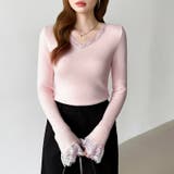 あったか裏シャギーレースニット 裏起毛 レースニット | COCOMOMO | 詳細画像46 