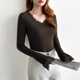 あったか裏シャギーレースニット 裏起毛 レースニット | COCOMOMO | 詳細画像47 