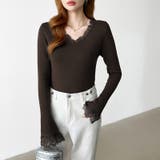 あったか裏シャギーレースニット 裏起毛 レースニット | COCOMOMO | 詳細画像48 