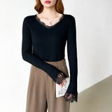 あったか裏シャギーレースニット 裏起毛 レースニット | COCOMOMO | 詳細画像52 