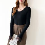 あったか裏シャギーレースニット 裏起毛 レースニット | COCOMOMO | 詳細画像55 