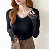 あったか裏シャギーレースニット 裏起毛 レースニット | COCOMOMO | 詳細画像57 