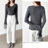 あったか裏シャギーレースニット 裏起毛 レースニット | COCOMOMO | 詳細画像39 