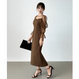 凛と華やぐ、オフショルチュールパーティードレス 結婚式ワンピース ドレス | COCOMOMO | 詳細画像34 