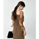 凛と華やぐ、オフショルチュールパーティードレス 結婚式ワンピース ドレス | COCOMOMO | 詳細画像35 