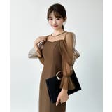 凛と華やぐ、オフショルチュールパーティードレス 結婚式ワンピース ドレス | COCOMOMO | 詳細画像37 