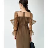 凛と華やぐ、オフショルチュールパーティードレス 結婚式ワンピース ドレス | COCOMOMO | 詳細画像39 