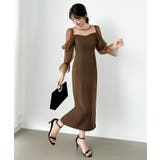 凛と華やぐ、オフショルチュールパーティードレス 結婚式ワンピース ドレス | COCOMOMO | 詳細画像43 