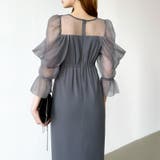 凛と華やぐ、オフショルチュールパーティードレス 結婚式ワンピース ドレス | COCOMOMO | 詳細画像14