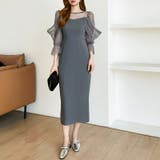 凛と華やぐ、オフショルチュールパーティードレス 結婚式ワンピース ドレス | COCOMOMO | 詳細画像20